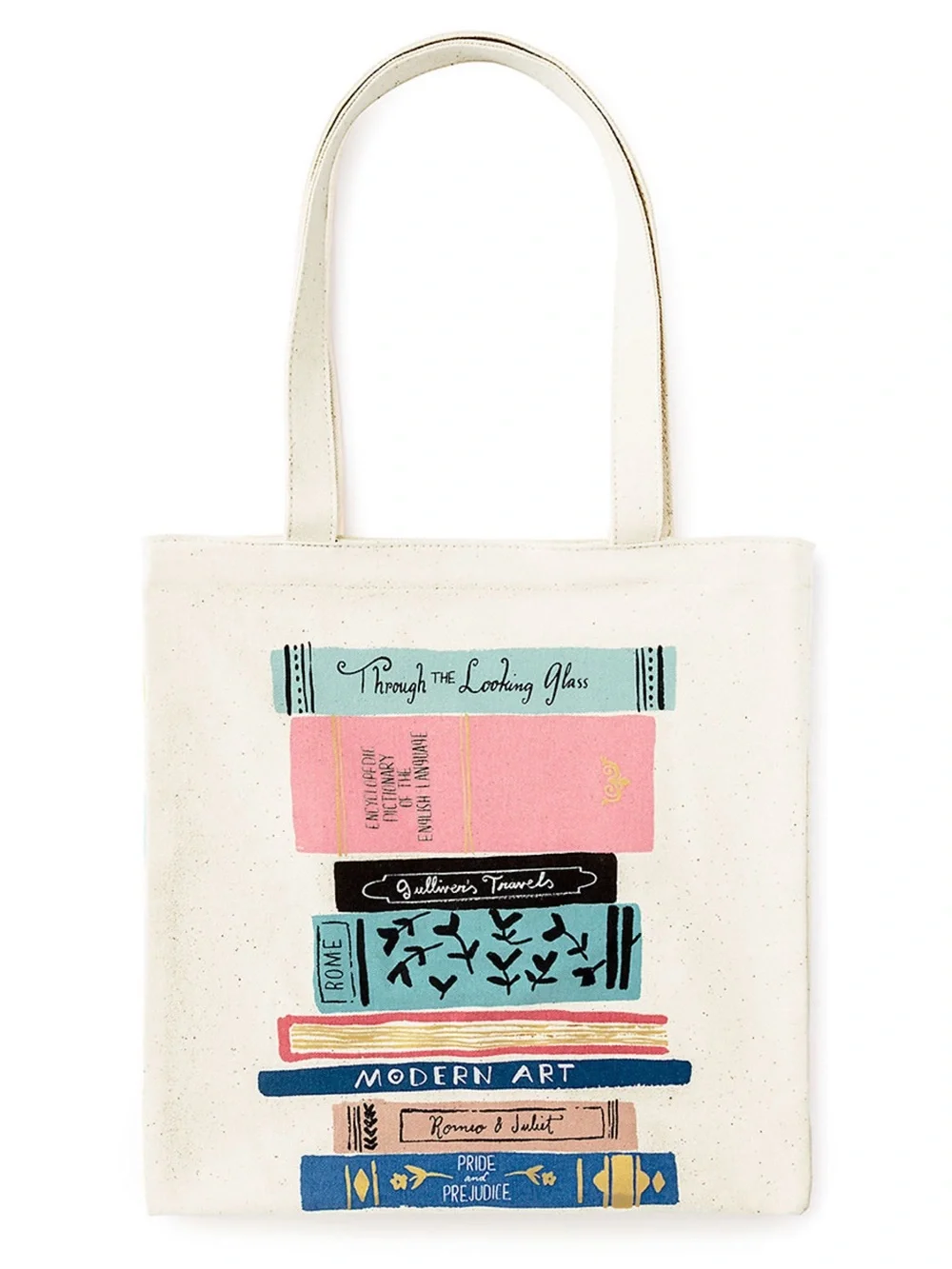 Kate Spade Stack of Classics Canvas Book Tote